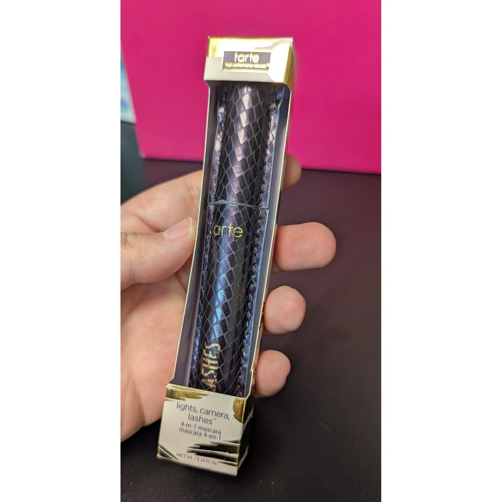 Tarte Lights Camera Lashes Mascara Black Snakeskin Tube 7ml 0.24oz